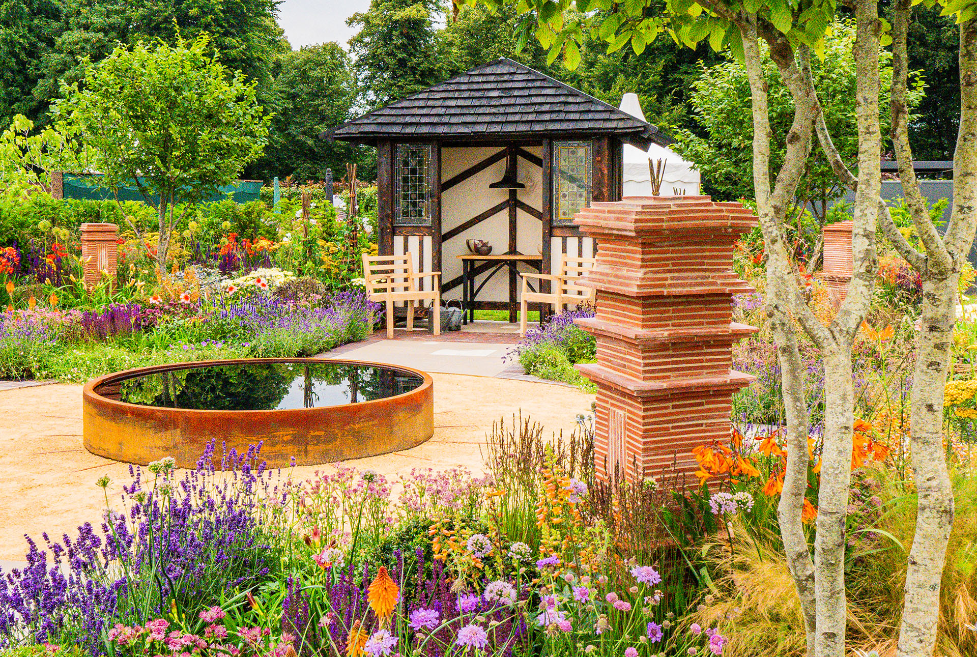 linium brick sculptures at RHS Tatton Park 2024